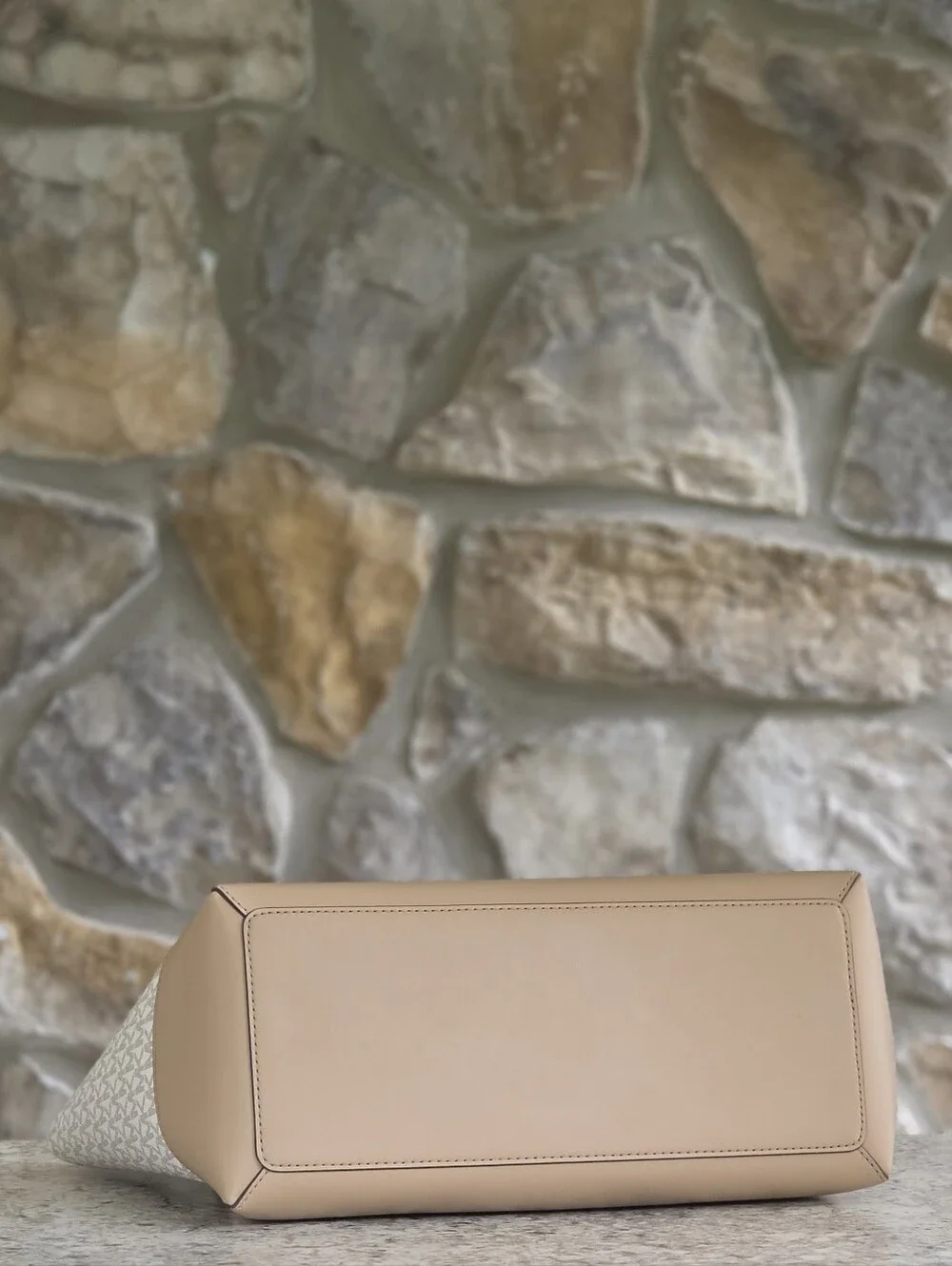 Michael Kors Reed Logo Large Belted Tote Bag